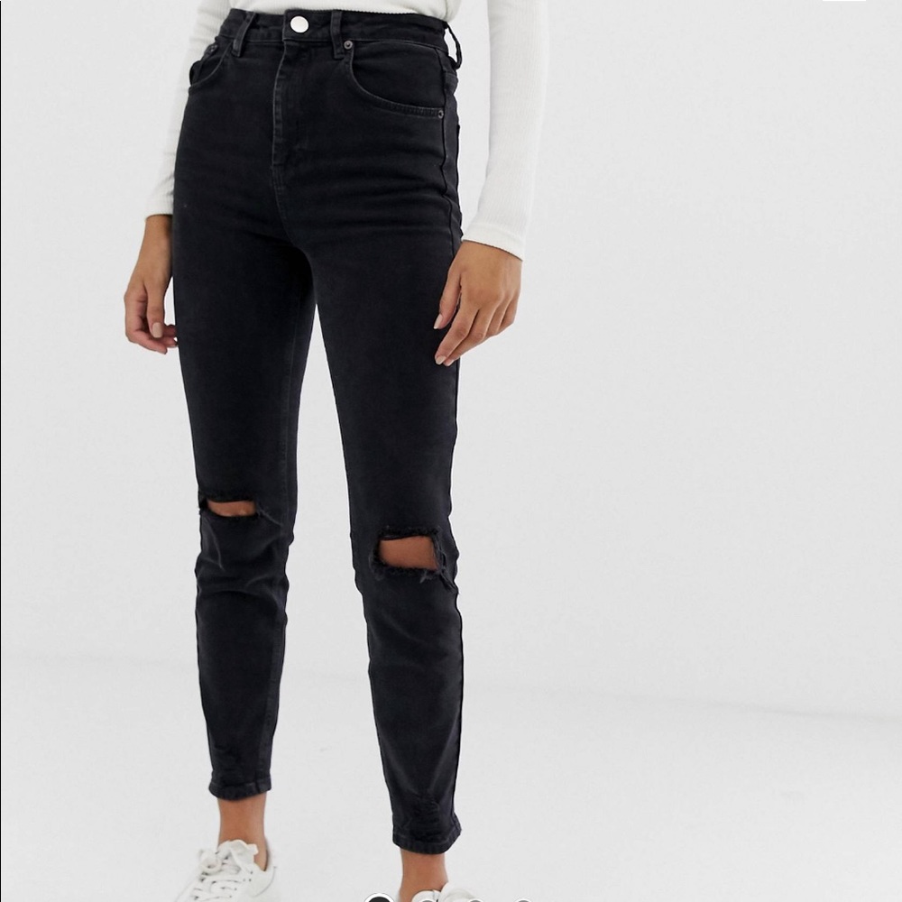 ASOS Denim / Farleigh Washed Blk Jeans / NWT / w28